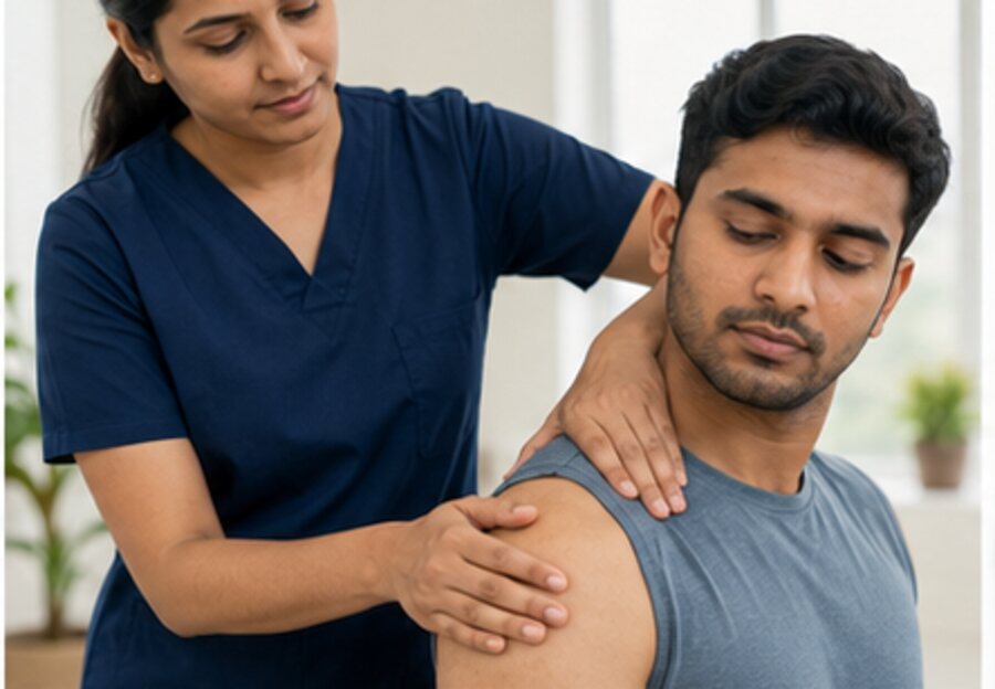 Hands-on manual therapy for the shoulder